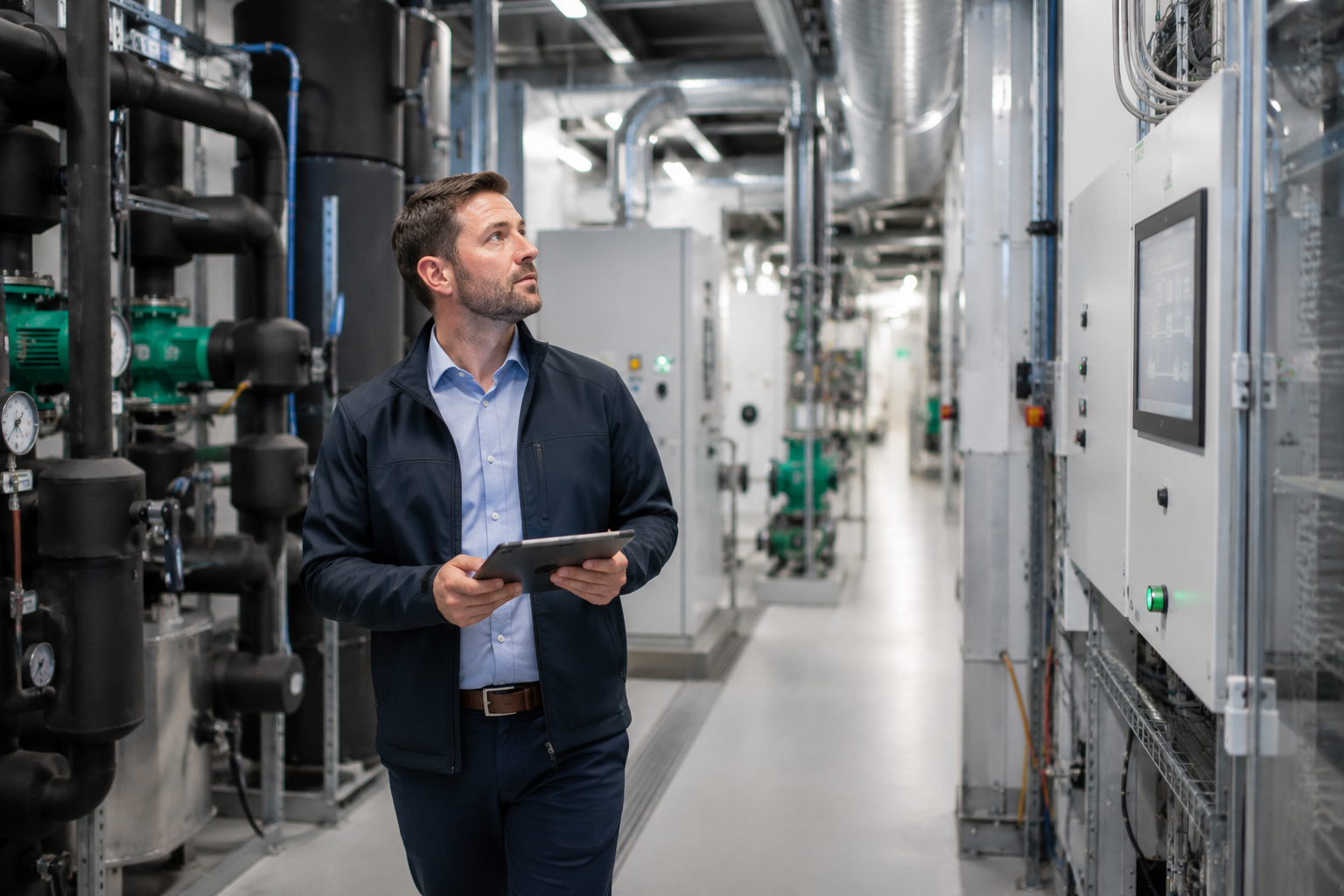 Energy assessment on an operating commercial site